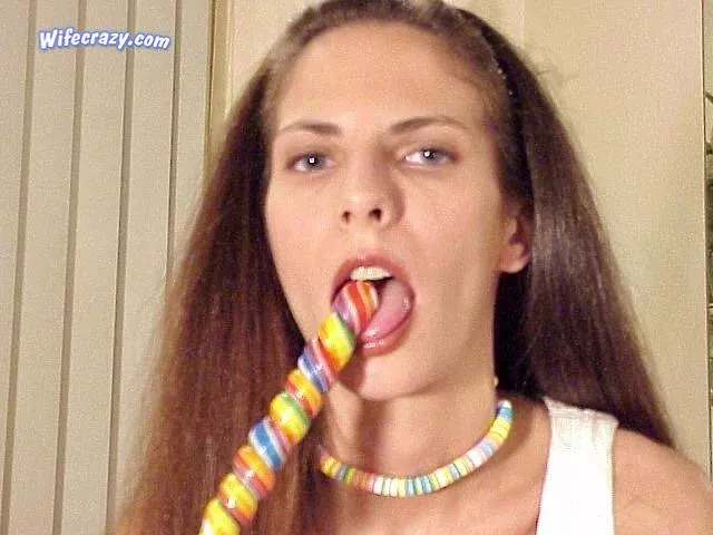 Younger Stacie with candy  posted by IllEarth5995