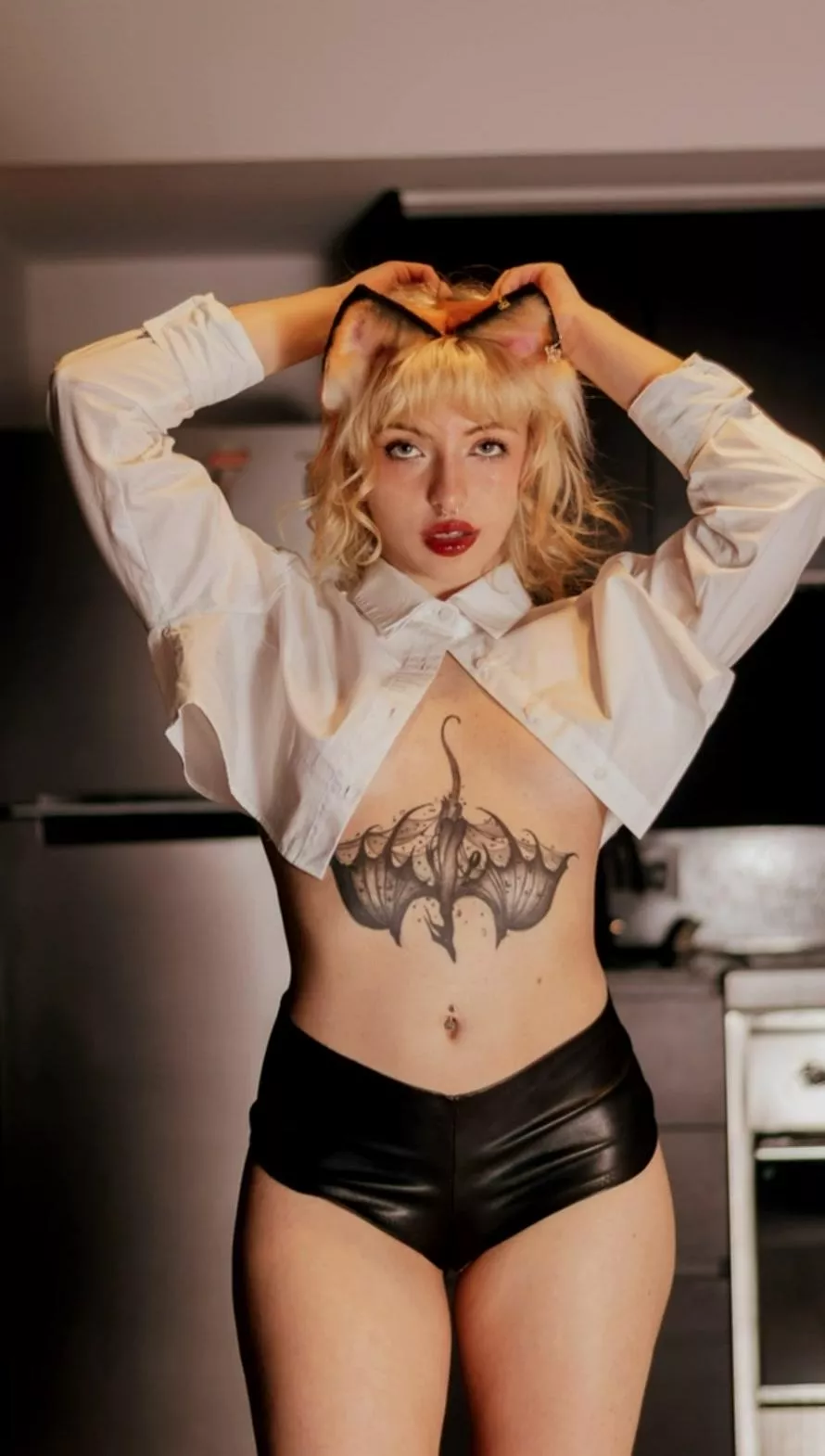 your weakness wrapped in the smoothest leather posted by angelflutter