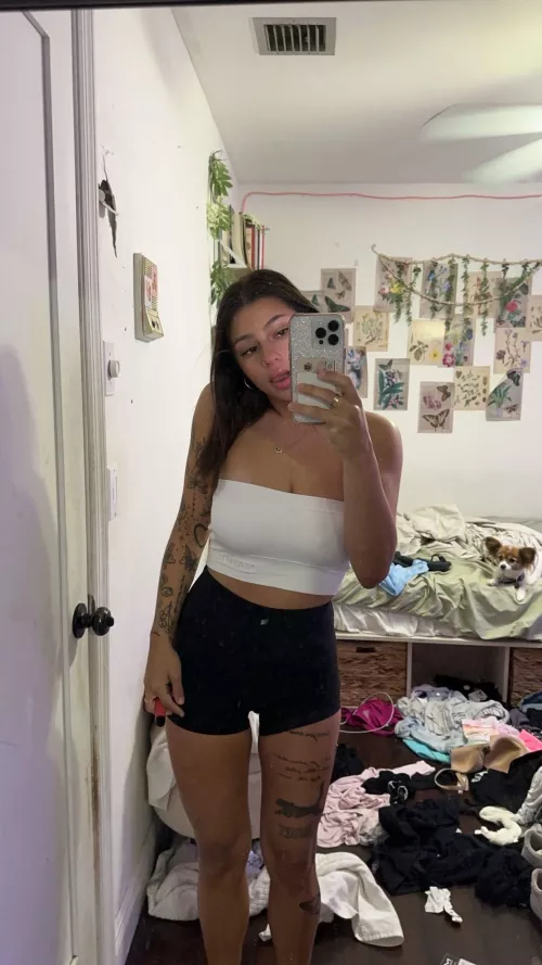 Borderline falling out of my shirt  by MoreKaleidoscope5855