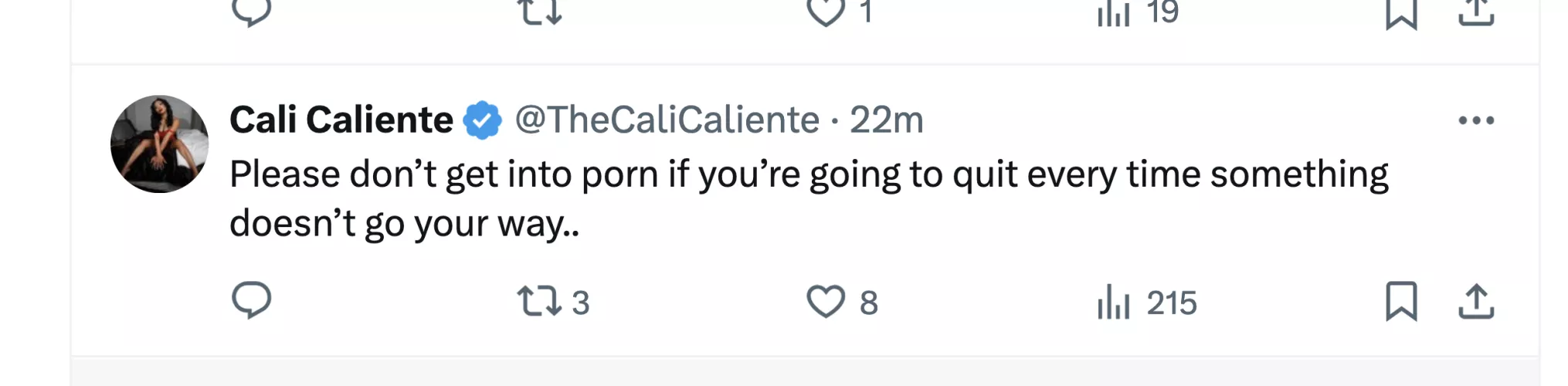 Cali Caliente keeps it real by DSCholly