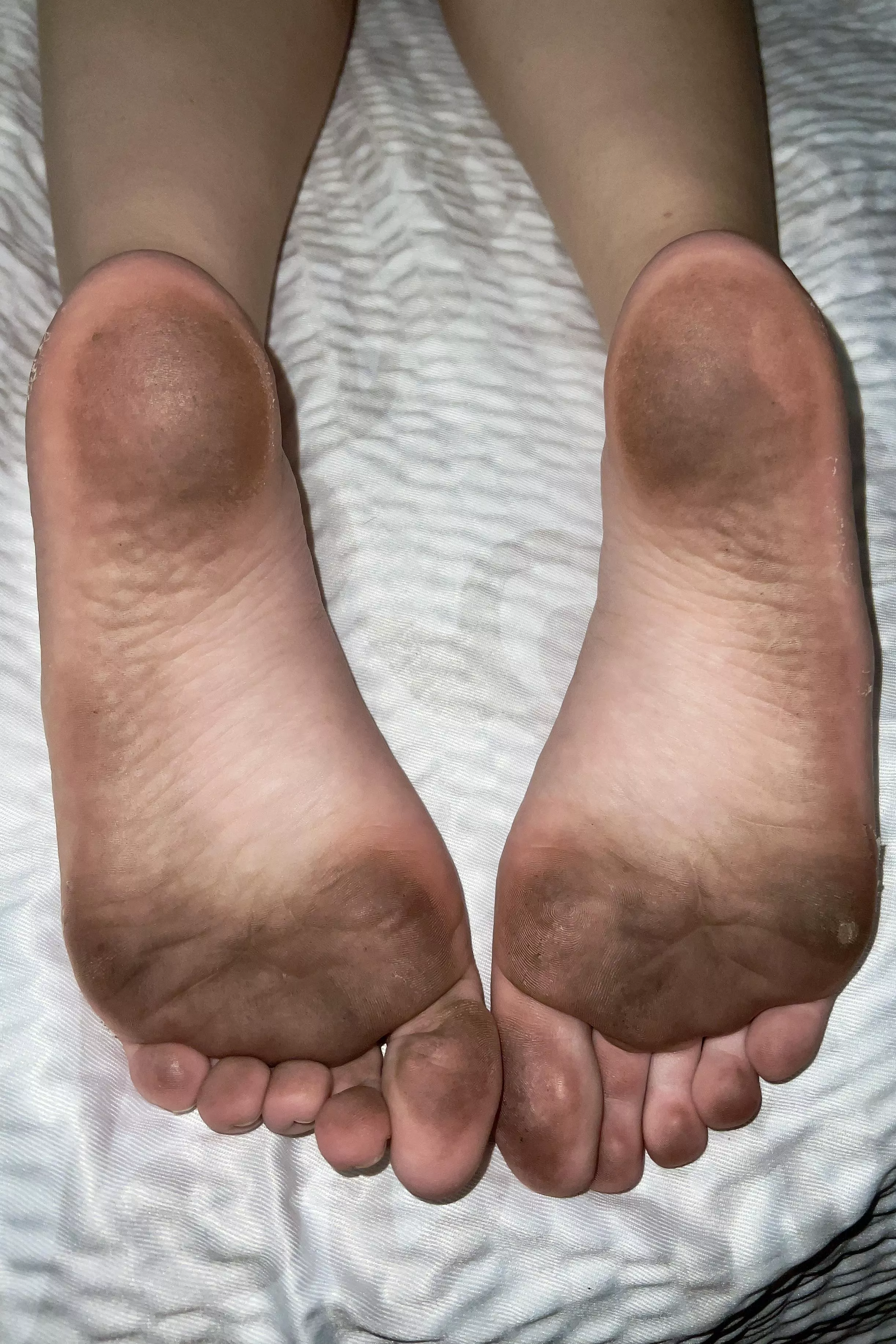 I want them licked spotless. Think you’re up to the task? 🥺 posted by STINKY-FEET-BRAT