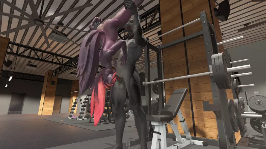 And that's how you work out your arms. (Anthro Heat) [Furry VR] by Anthroheat