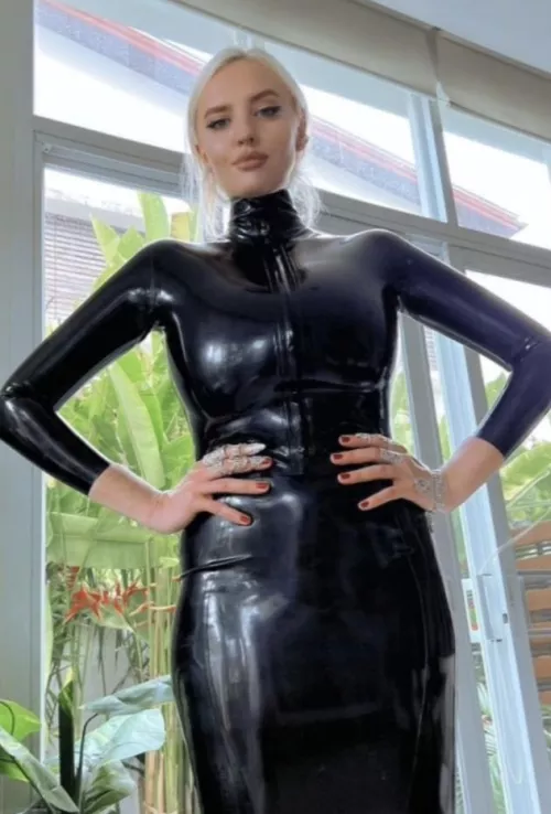 I hear you like tight dresses  by CelestialCherryCharm