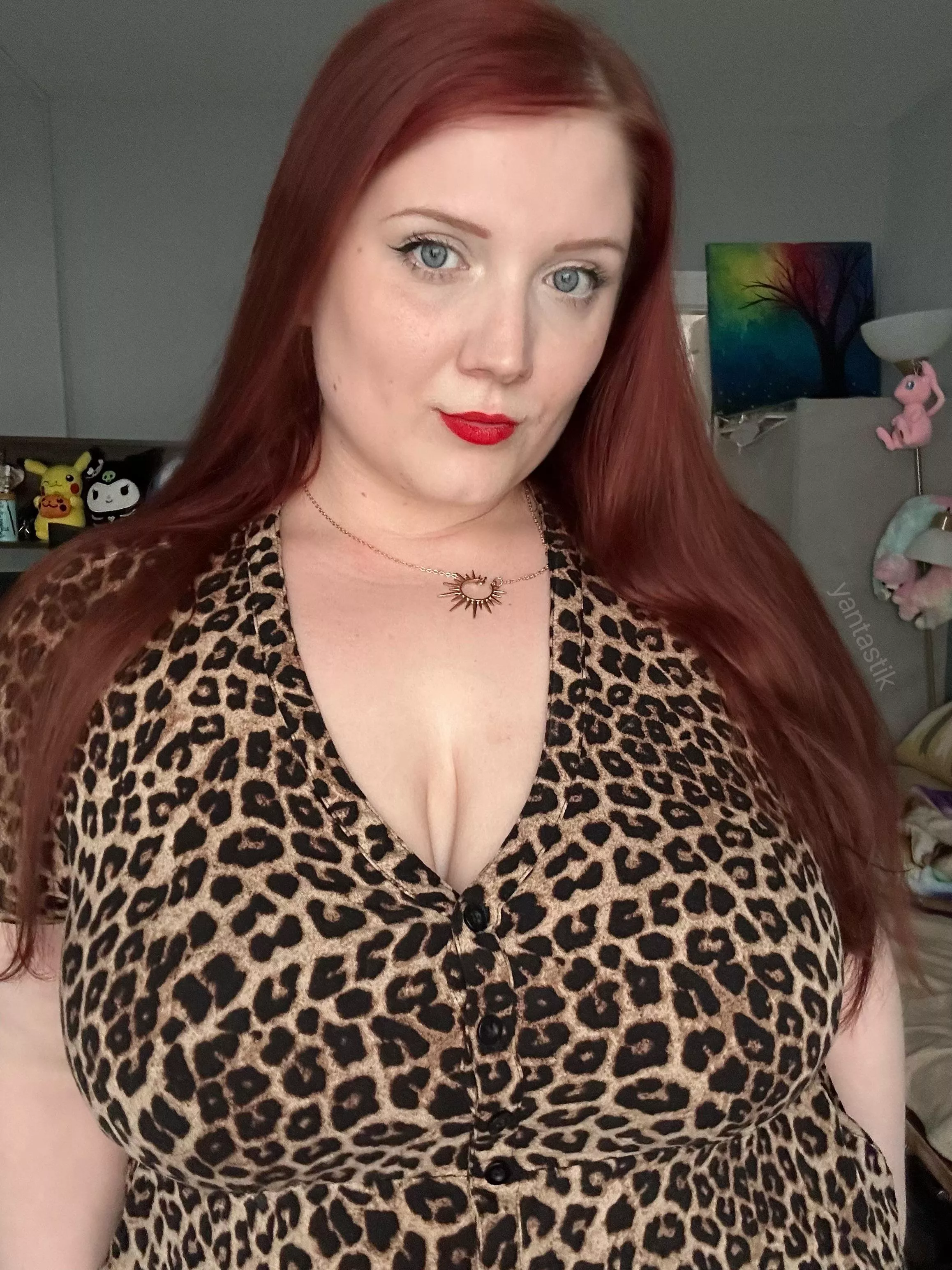 Does the animal print suit a wild redhead posted by yantastik
