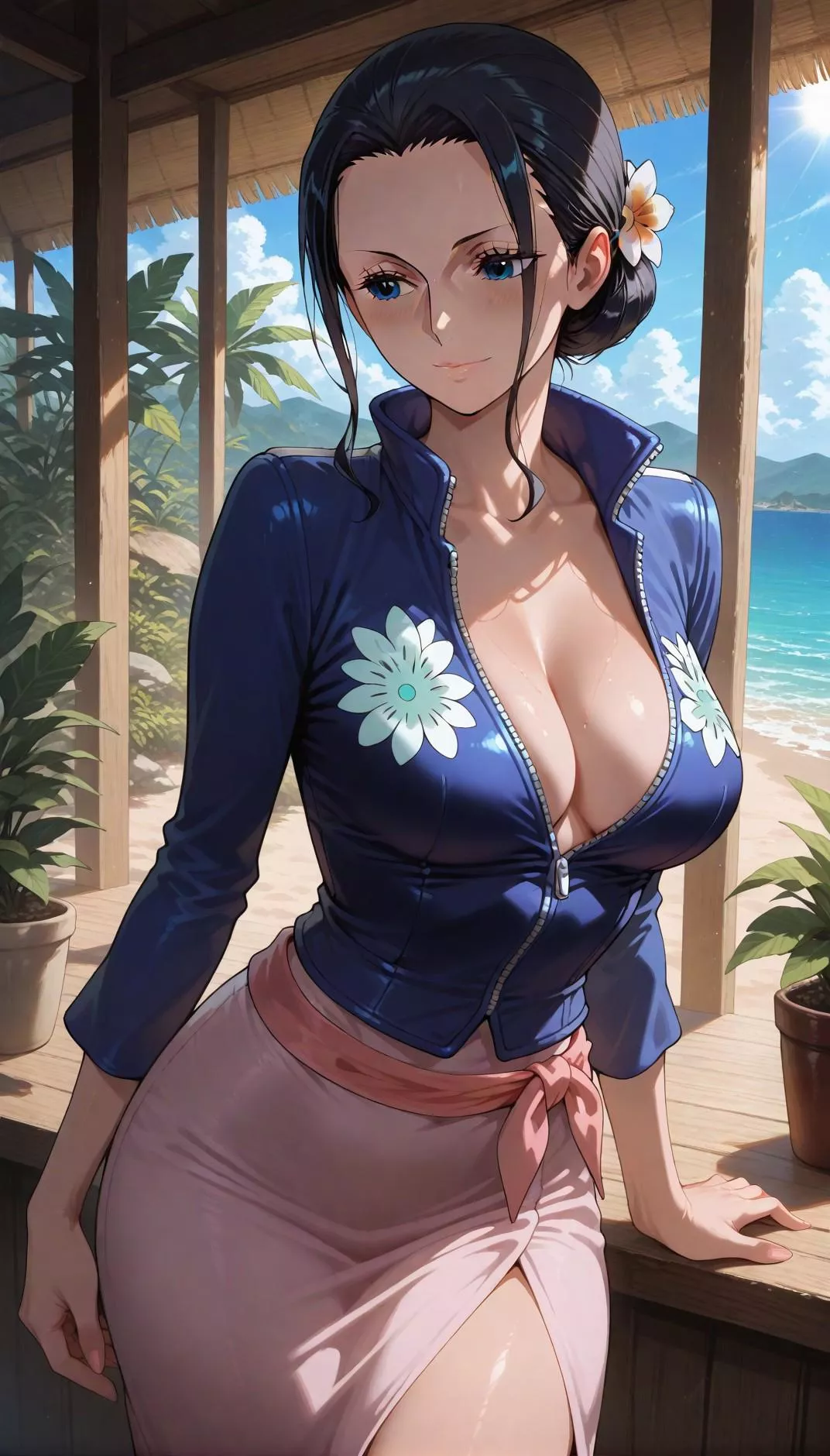 Nico Robin takes a break posted by Hillvegxn