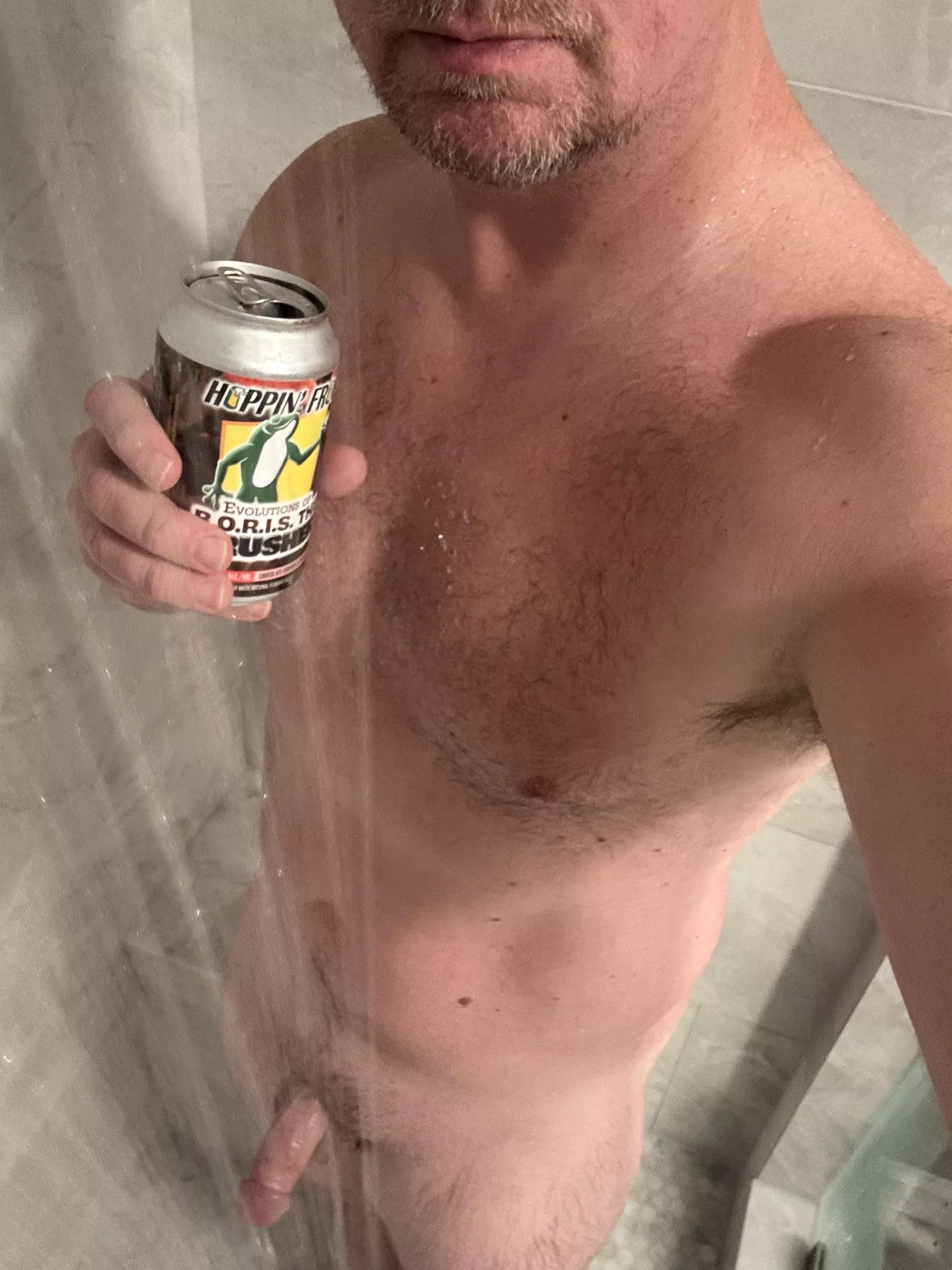 This one is strong. 9.4% ABV. I’ll be finishing it out of the shower. posted by Dont_Skip_Leg_Day