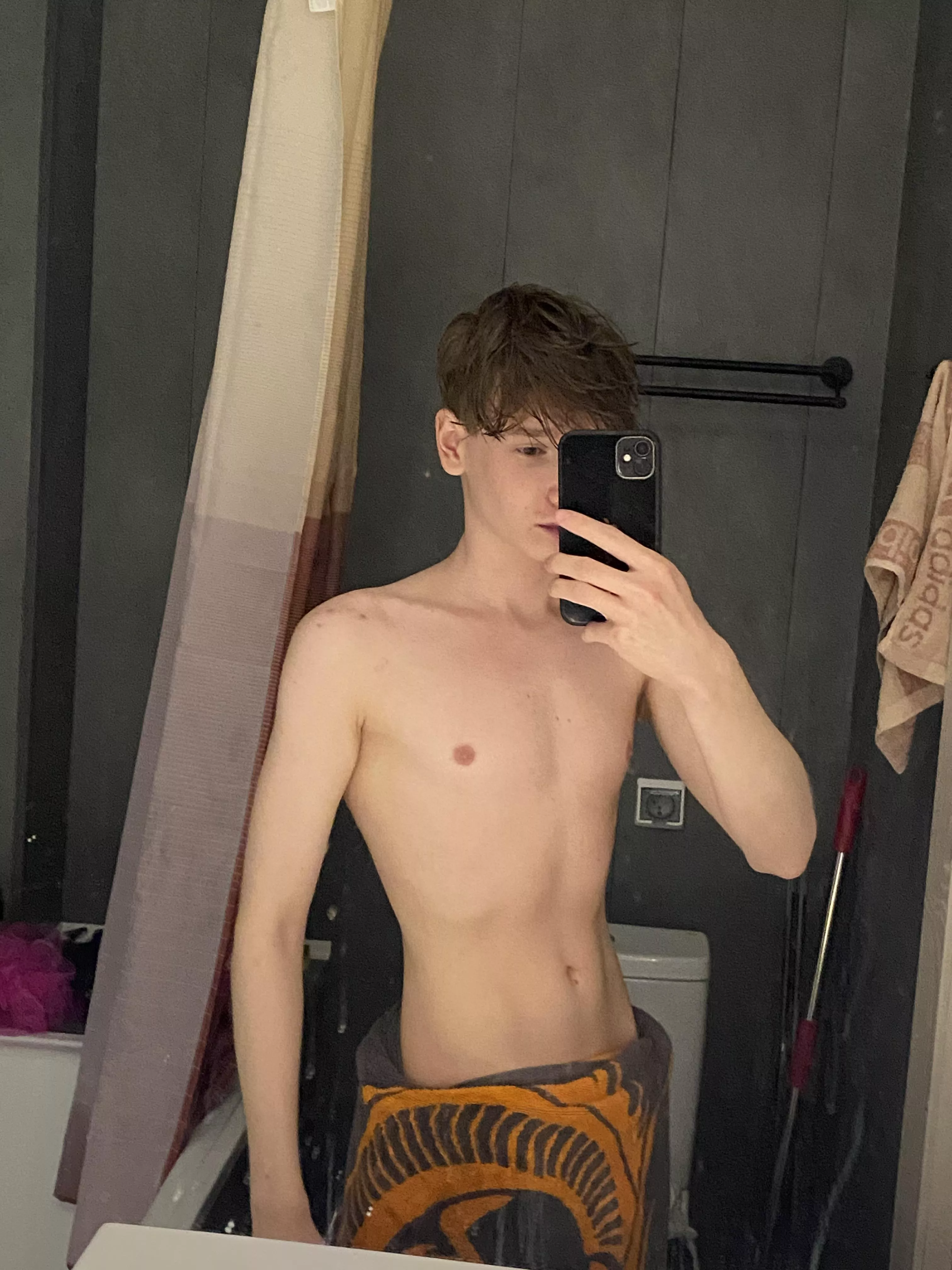 you go into the shower, and there I am😱 posted by fuckvolk