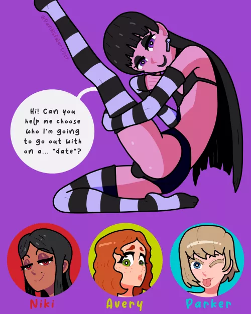 Choose a partner for Amay to do her erotic shoot (@PanNSFWartist1) [OC] by Pan_NSFWartist