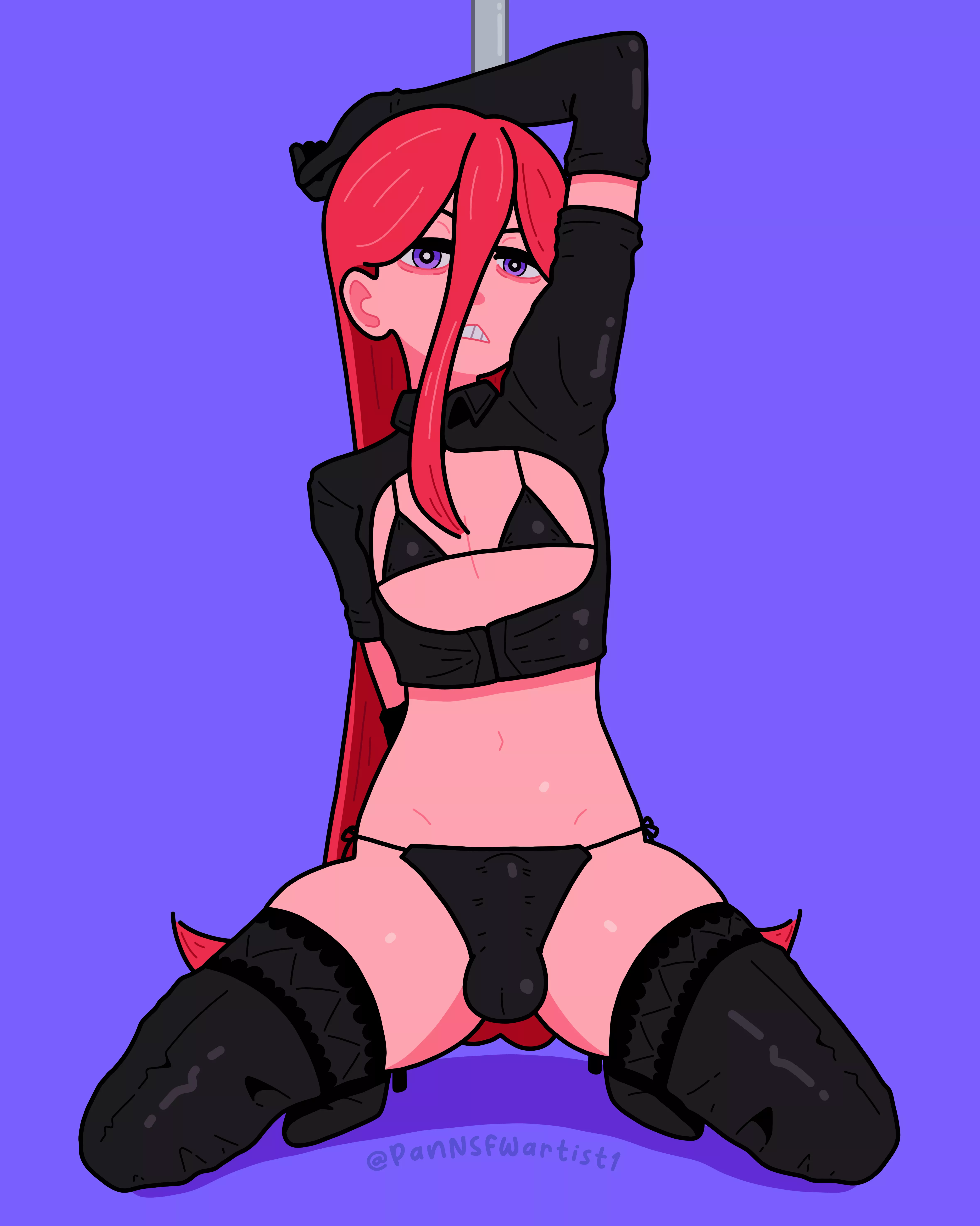 Looks like there's a special dancer at the strip club for you (@PanNSFWartist1) [OC] posted by Pan_NSFWartist