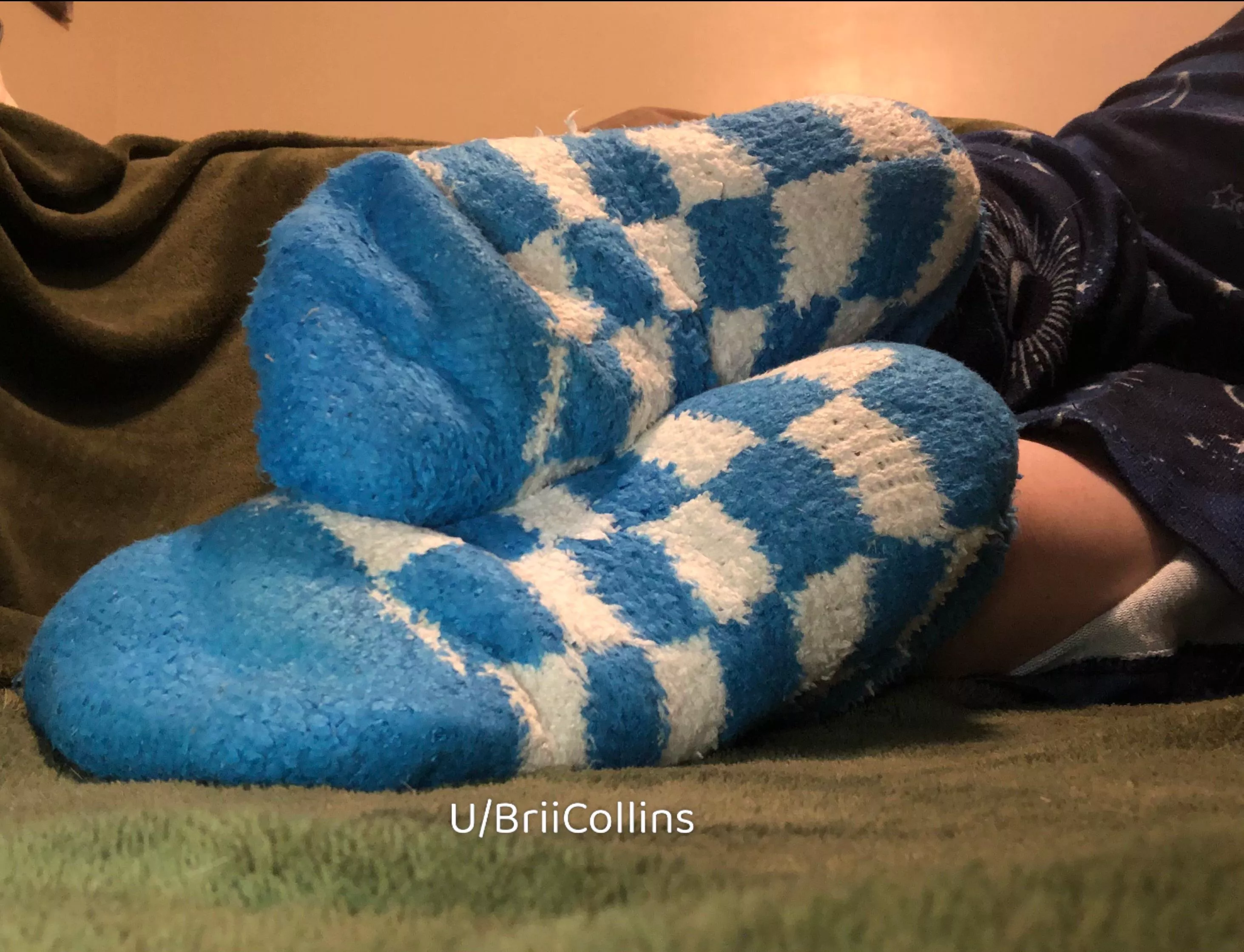 Me in fluffy socks 🔥🤤 posted by BriiCollins