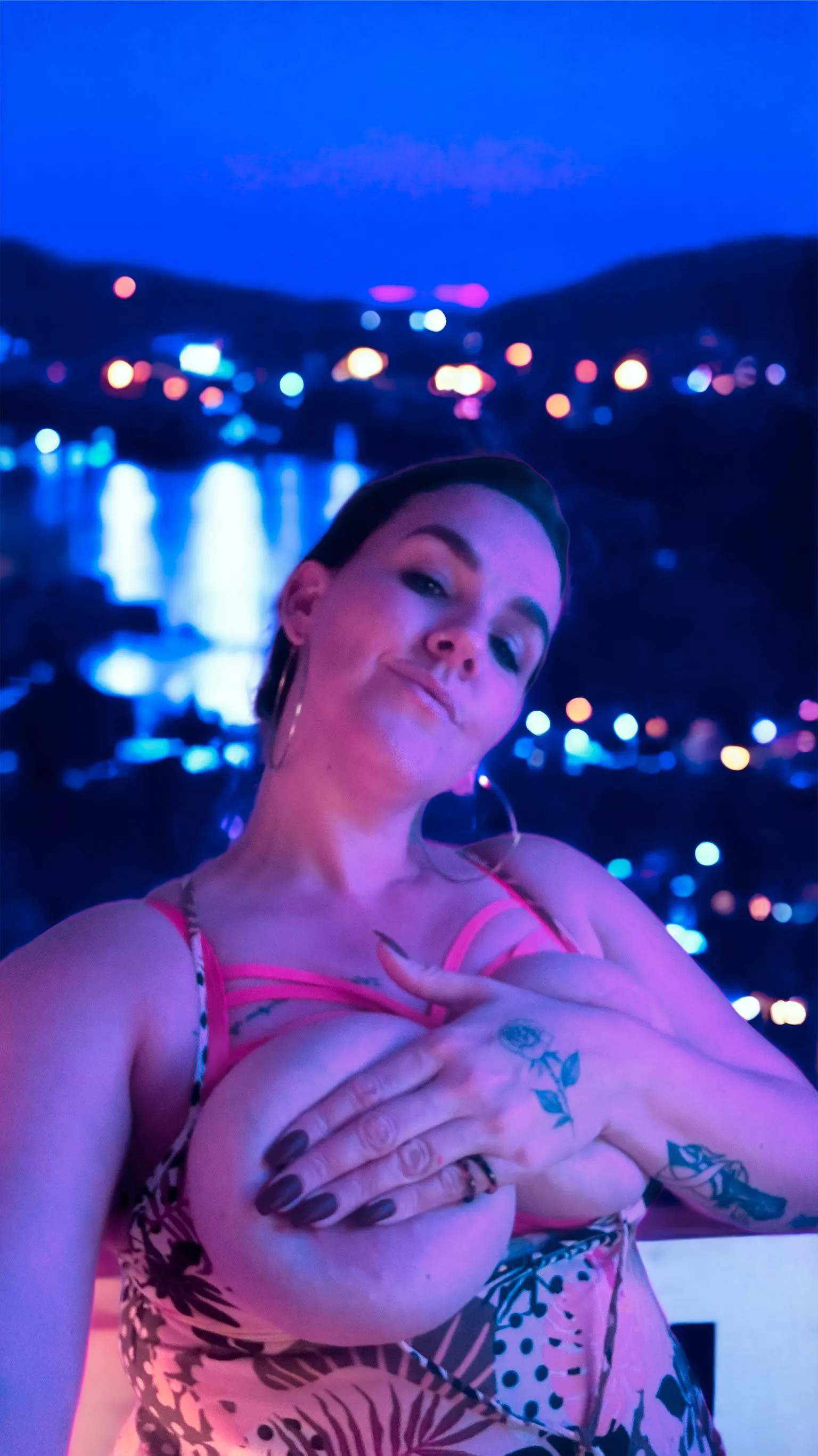 Not allowed to flash on the ship, handbra it is then posted by ivy_swings