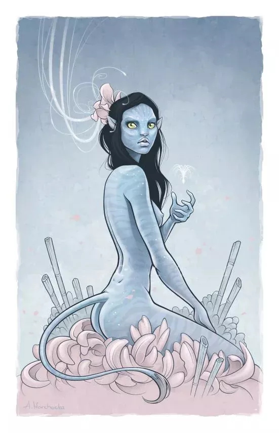 Nude Na'vi Girl (aleksandracupcake) posted by NastinaX