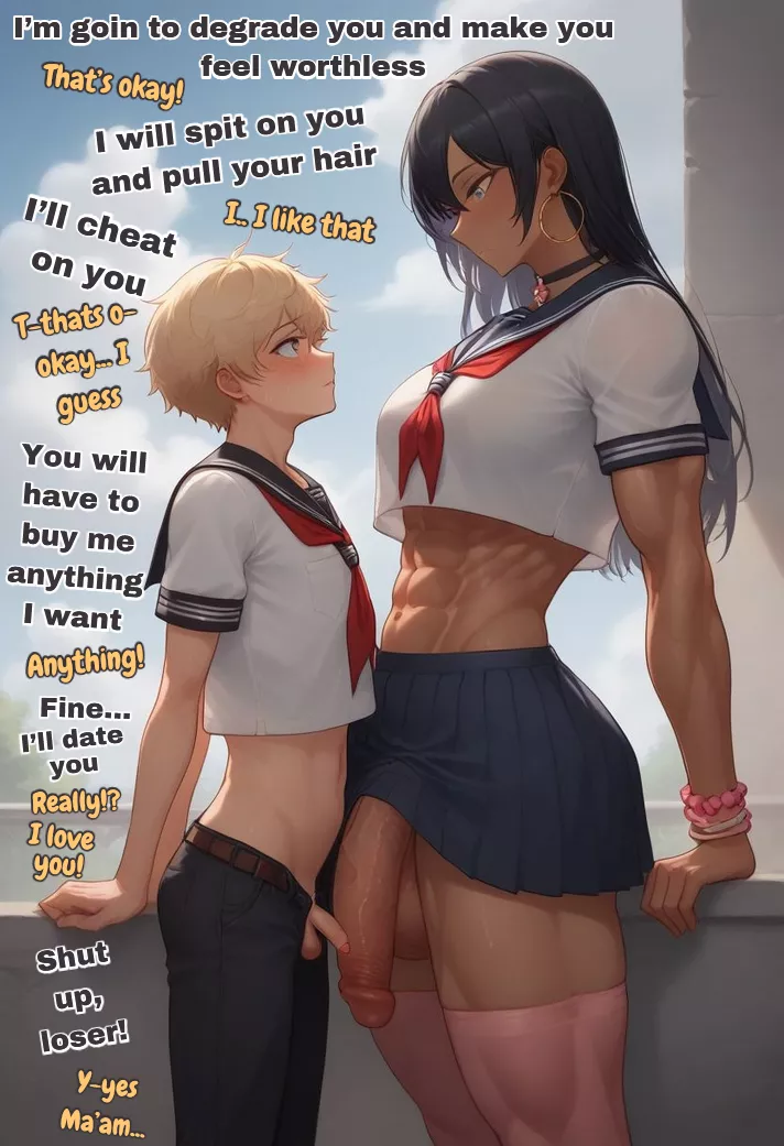 Dating the most popular Futa at school comes with a few conditions  posted by Boynecologist