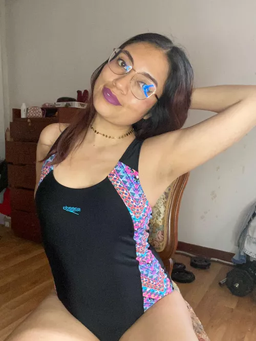 Matching lips with swimsuit by Senior-Board-2859