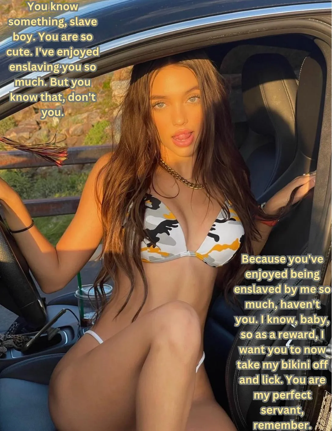 An owner and slaves happy reality posted by Noteneo