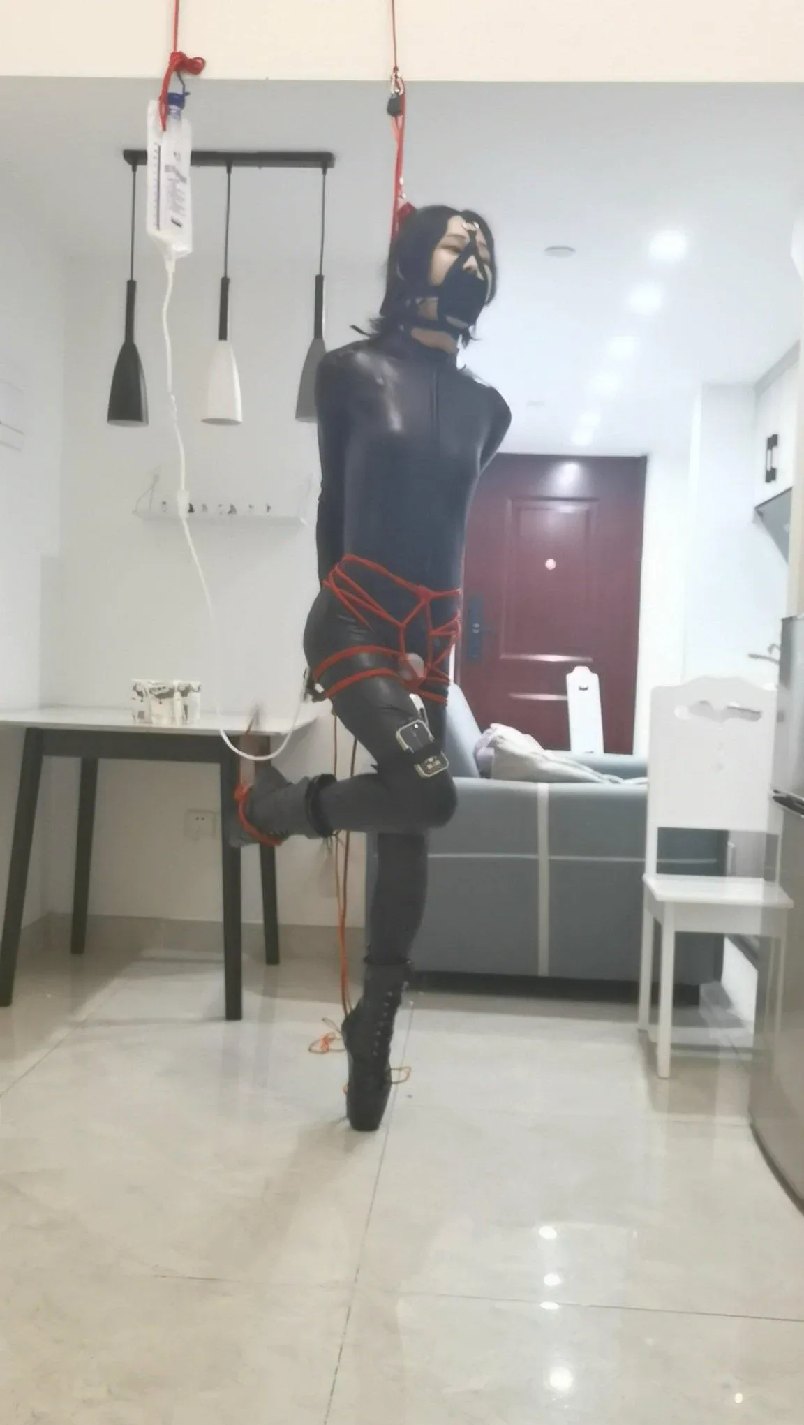 Chinese girl tied up with a vibrator between her legs posted by BeaconerFreak