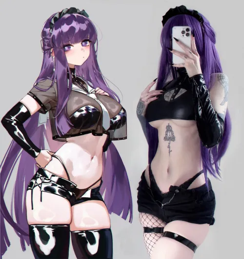 Gothic Fern by Lunara_Fawn by Ce_Luna