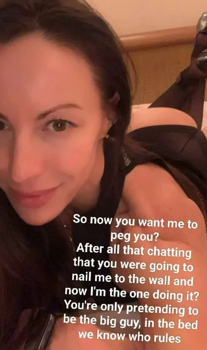 I wouldn't stop just cause you can't take a muscular Momma pegging you, grow up ffs posted by fruitypetalqueen