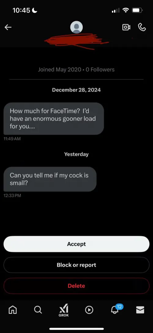 Immediately blocked this one lol. I’m sure most of you also have the ability to sense when someone is broke lol. Unfortunately I do make sales through Twitter pretty frequently, otherwise those DM’s would be off forever too lmfao by Spirited-Ad3372