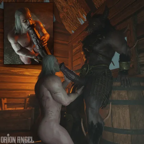 [OC] Minotaur’s desires - part one by Therarrtist