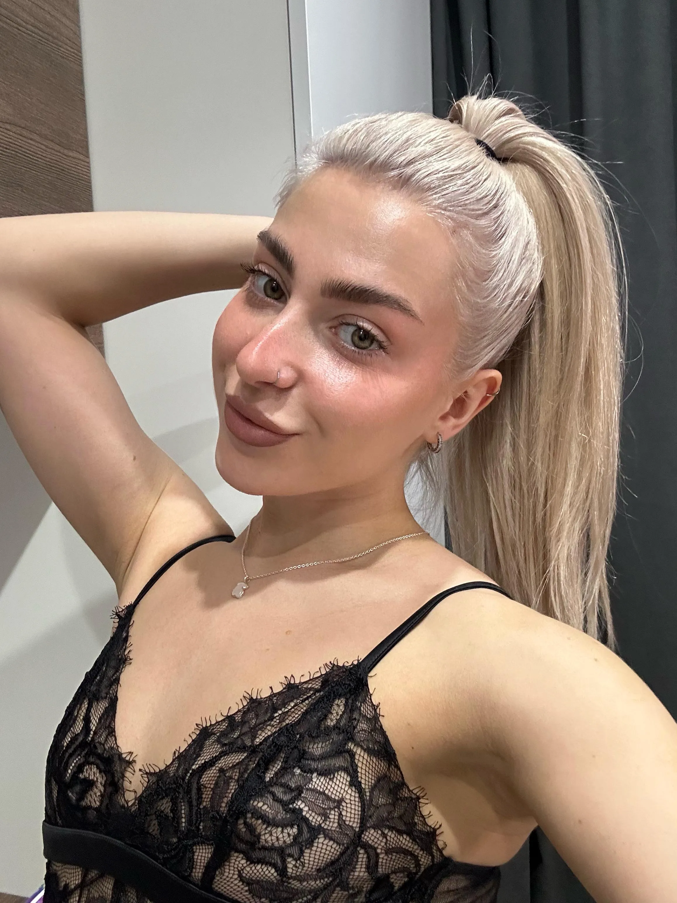 Smiling even though I don't have the figure men usually prefer posted by EenchantedAuraeee