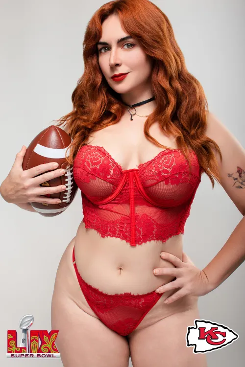 The Super Bowl may be a battle of two teams, but in my world, it's a battle between your willpower and my irresistible dominance. Spoiler alert: I always win. by MaiaRedhood