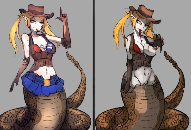 (AnderHorlo) Zombie Lamia by Irelia4Life