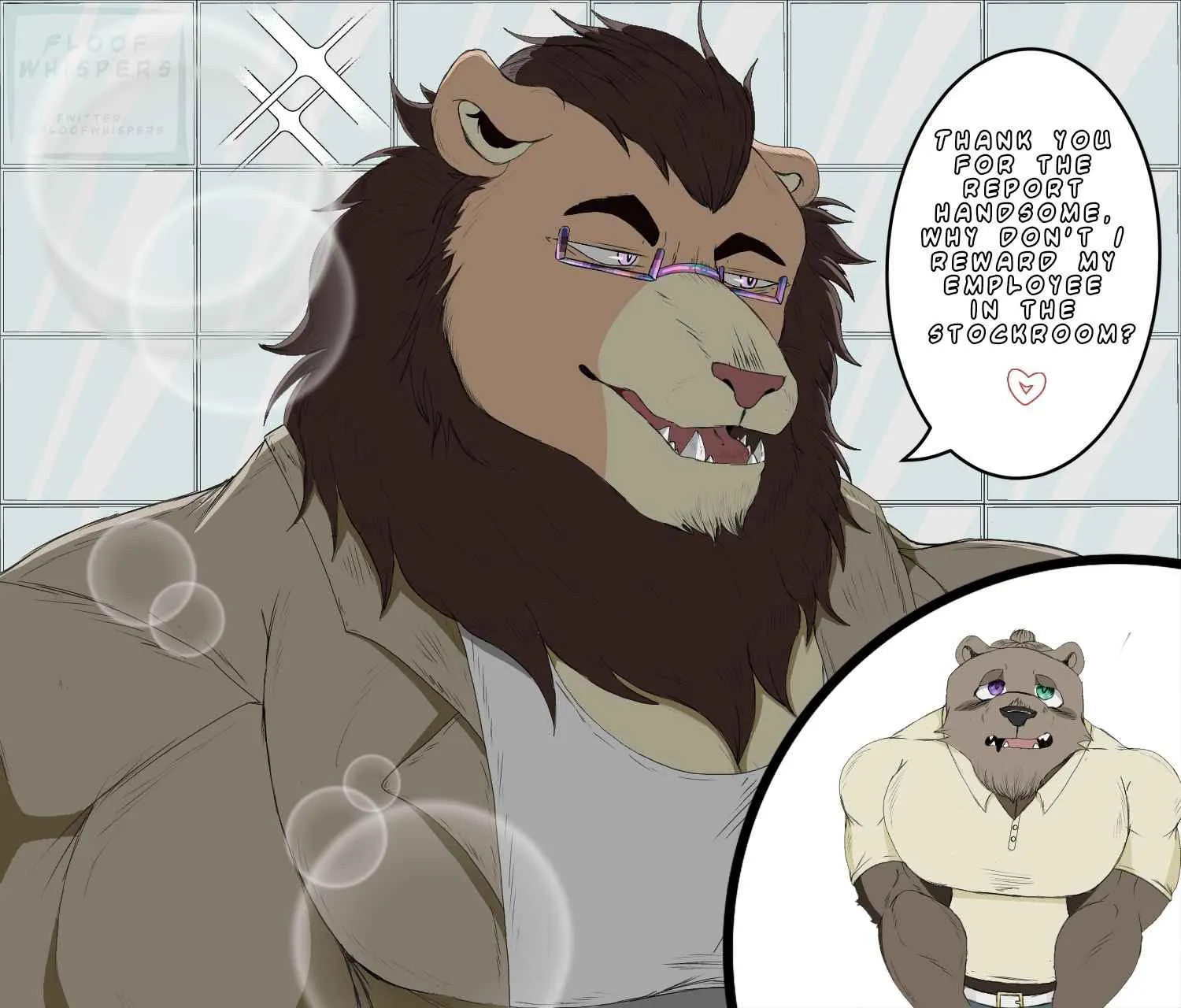 King of the Office and Bedroom V1 (Floofwhispers) posted by TheArea51Gaurd