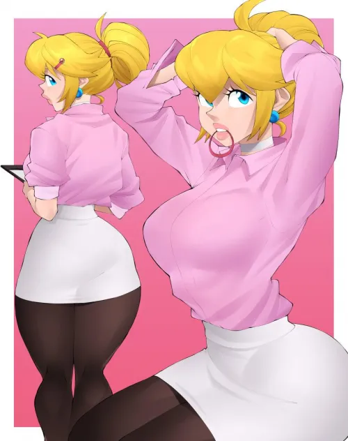 Office Worker Peach (flytrapxx) by lialt8