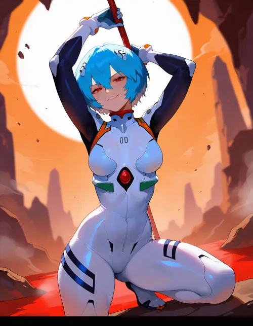 Rei Ayanami (Yodayo AI) by Hillvegxn
