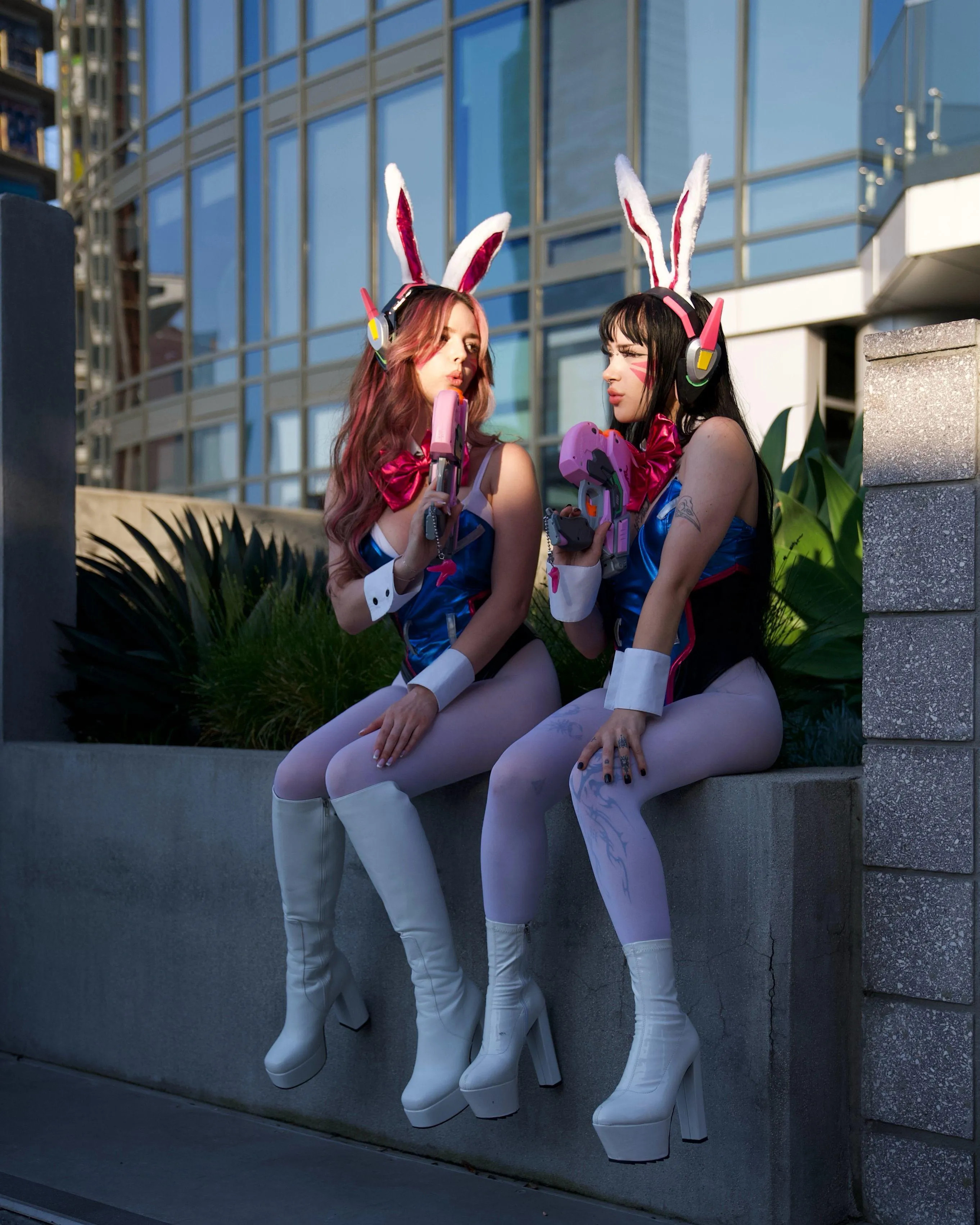 Two bunny D.Vas (by Cyber-goth with u/EvelynLovexoxo) posted by Cyber-goth