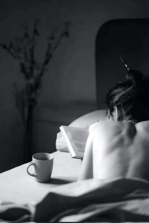 Coffee and book by frank461974