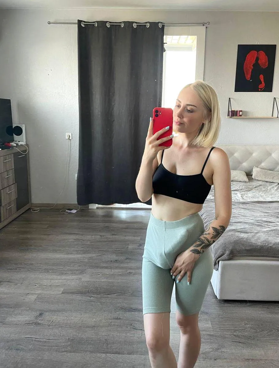 I think girls with boners are much prettier than girls with a slit in their pants from their pussy posted by CharmingGoddessQueen