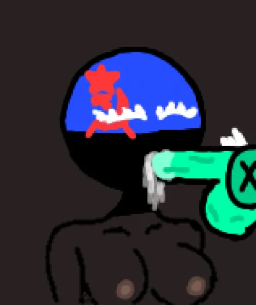 It took forever, but I made a fictional country of mine and one of those cum releasing dildos by Fire_fox777