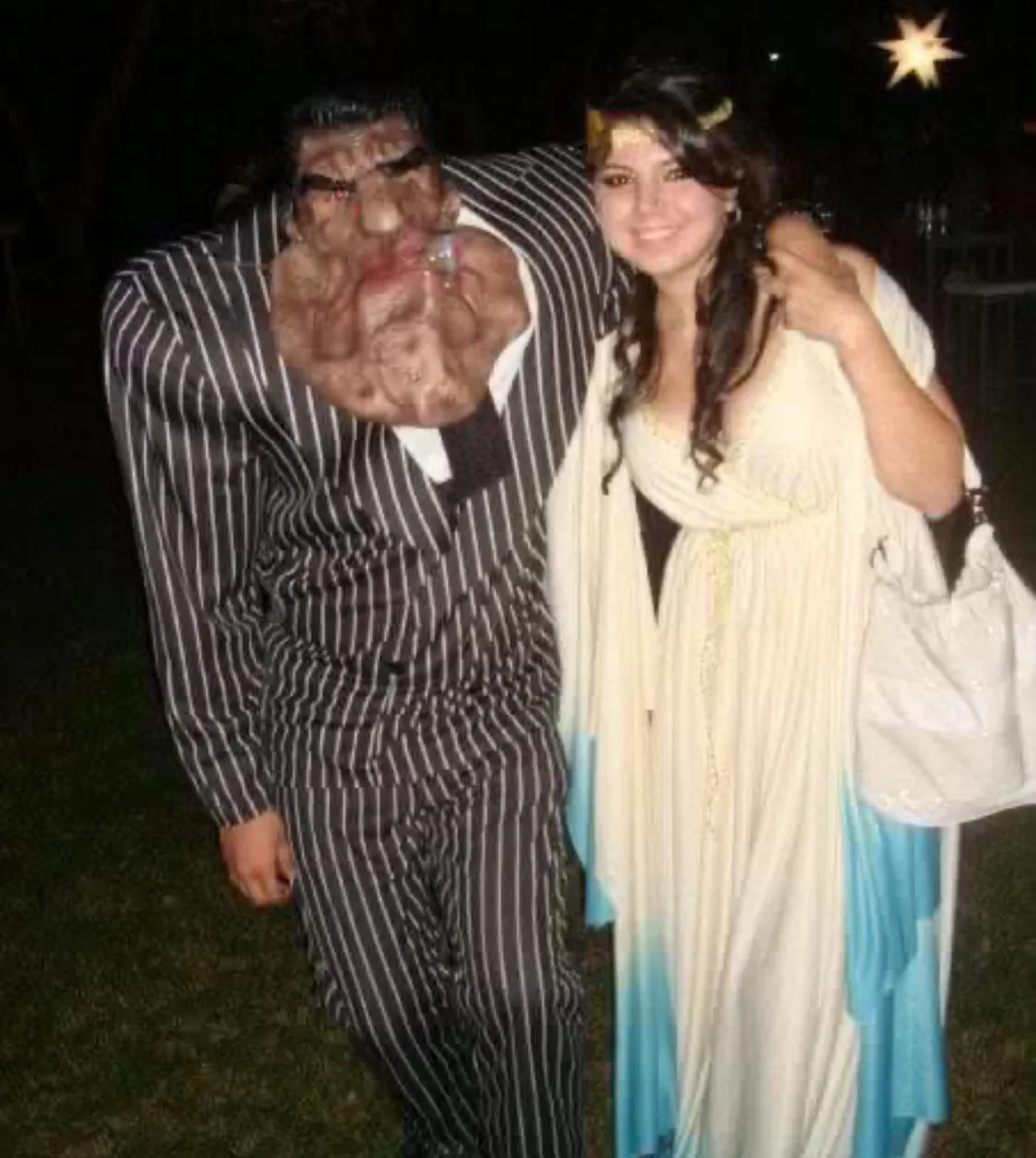 Joel Torres (son of Javier Torres Felix “El JT”) with his cousin Adriana Meza Torres (Ovidio Guzmán’s wife). One of the 2 widely distributed photos of Ovidio and Adriana together is from this day (Ovidio is wearing a hat in that photo and has his  posted by Ok_Head368