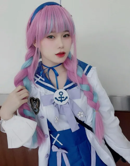 Minato Aqua from Hololive by StarBlossom_