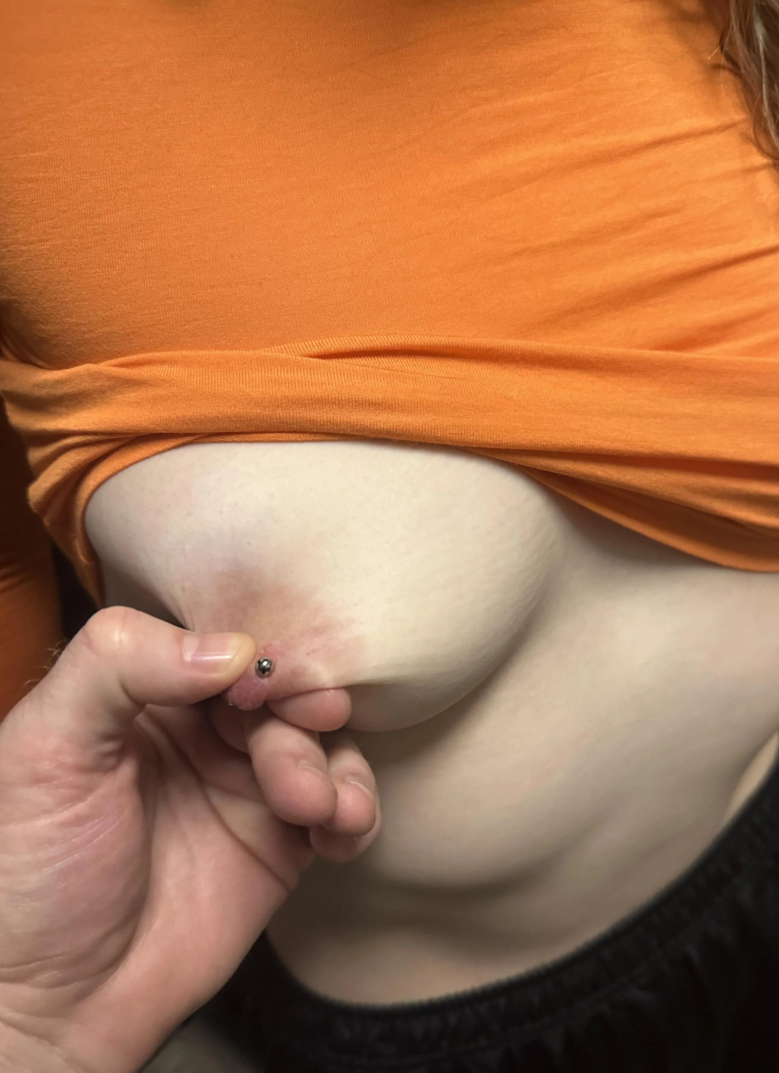 When she misbehaves her pink nipples get punished posted by Ok-Drama-6753