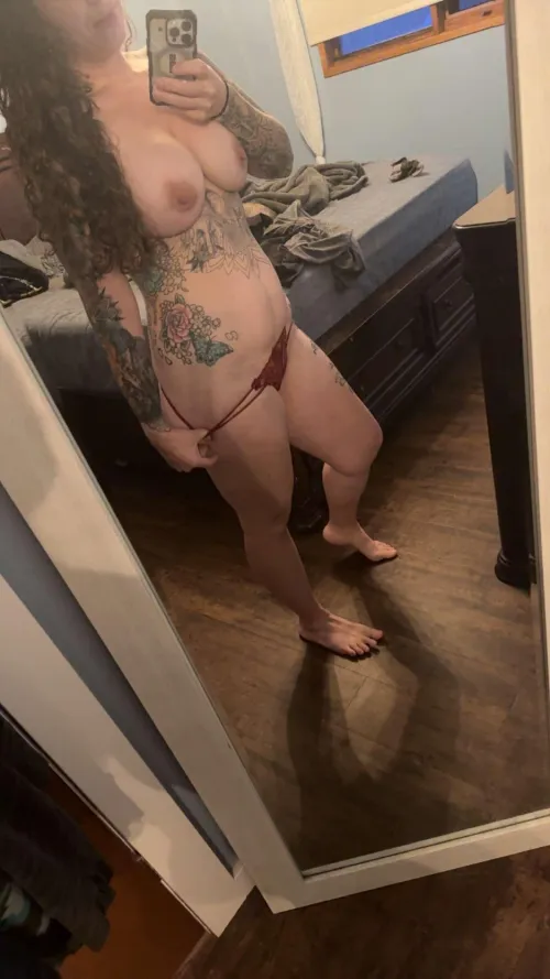 Would red panties get you to come over quickly by NakedNeighbour1985