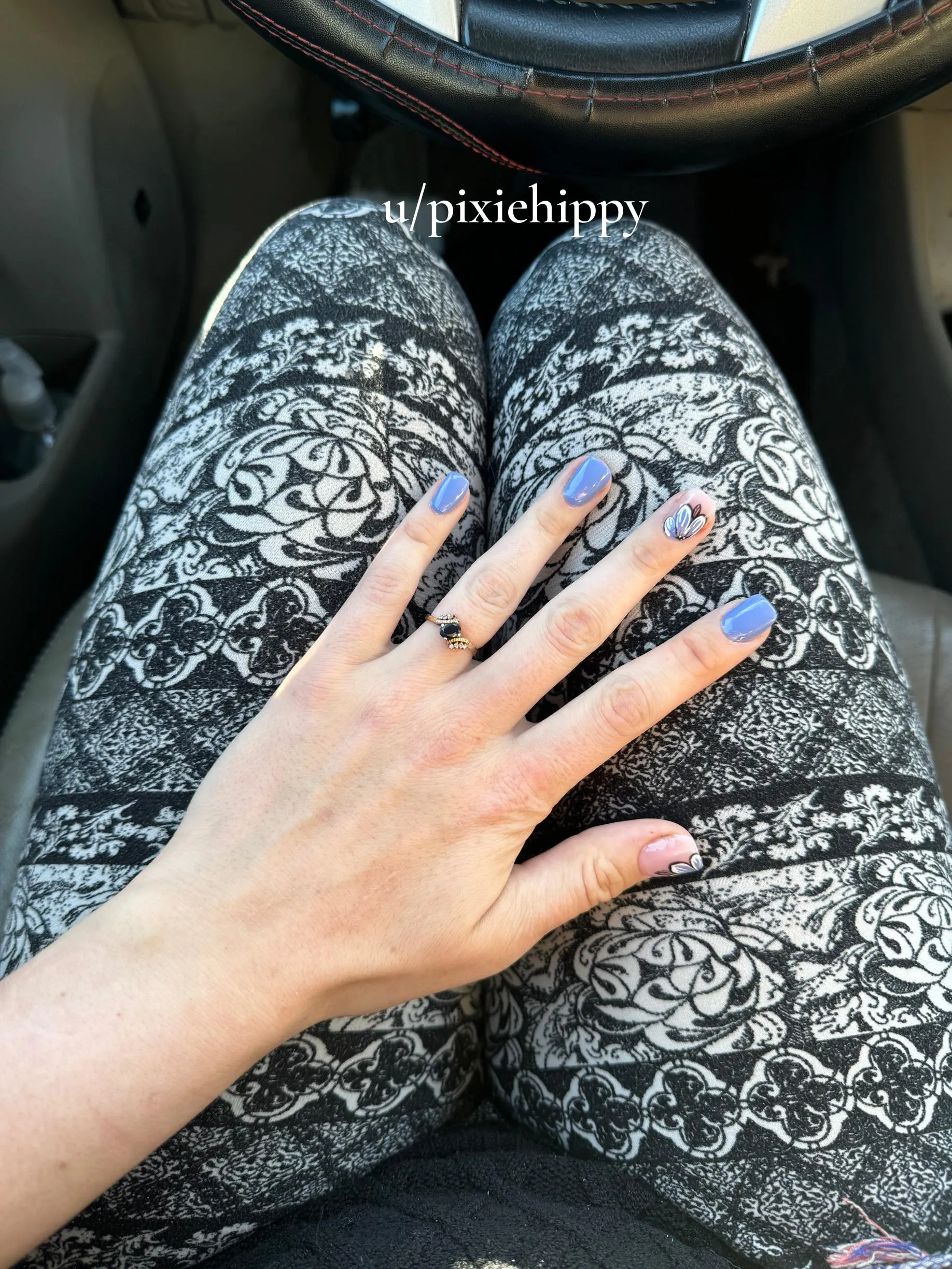 Beautiful nails on a lovely hand posted by pixiehippy