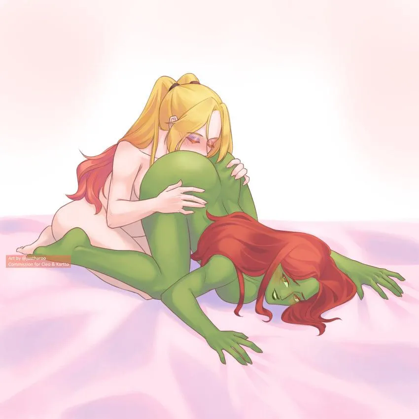 [Justharoo] (D.C.) Harley Quinn eats Poison Ivy's ass. posted by villianrules