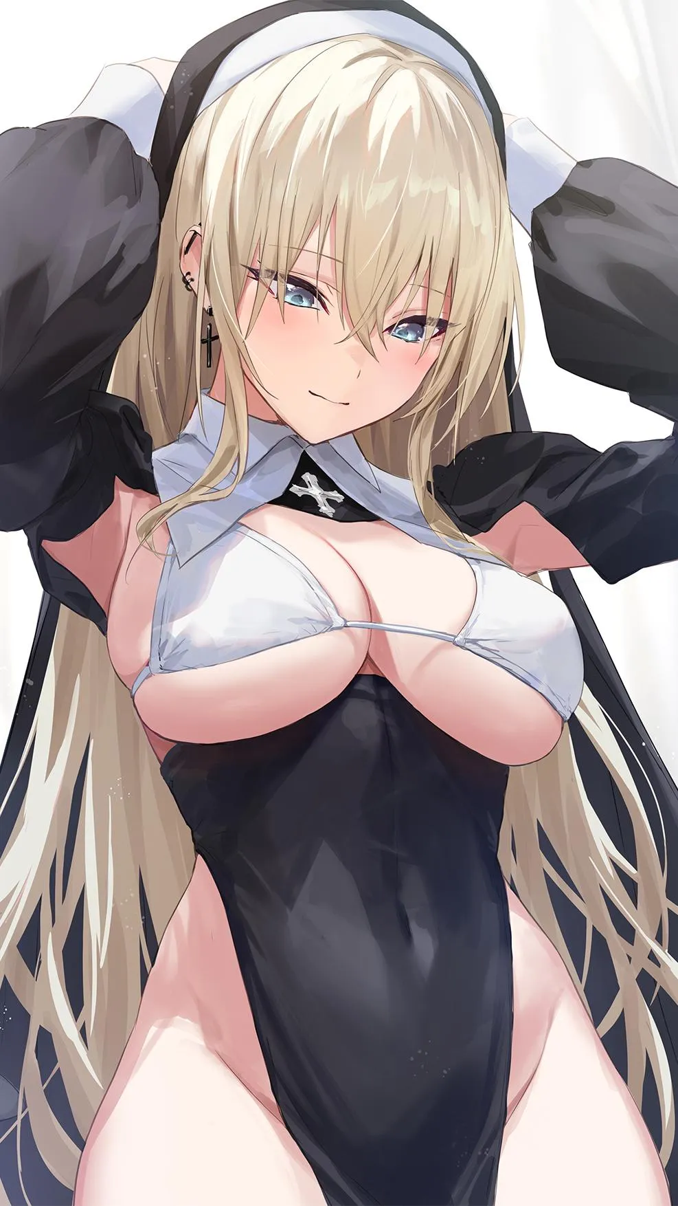 Lewd nun boobies [Artist's OC] posted by marxsander2016