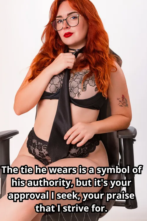 You are the master of my desires, and even as another man's tie brushes against my skin, it's your touch I crave. [No Imagefap] by MaiaRedhood