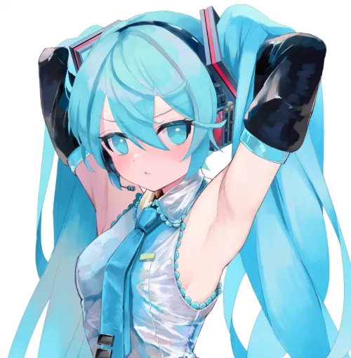 Hatsune Miku (Vocaloid) by ChickletSnuggle