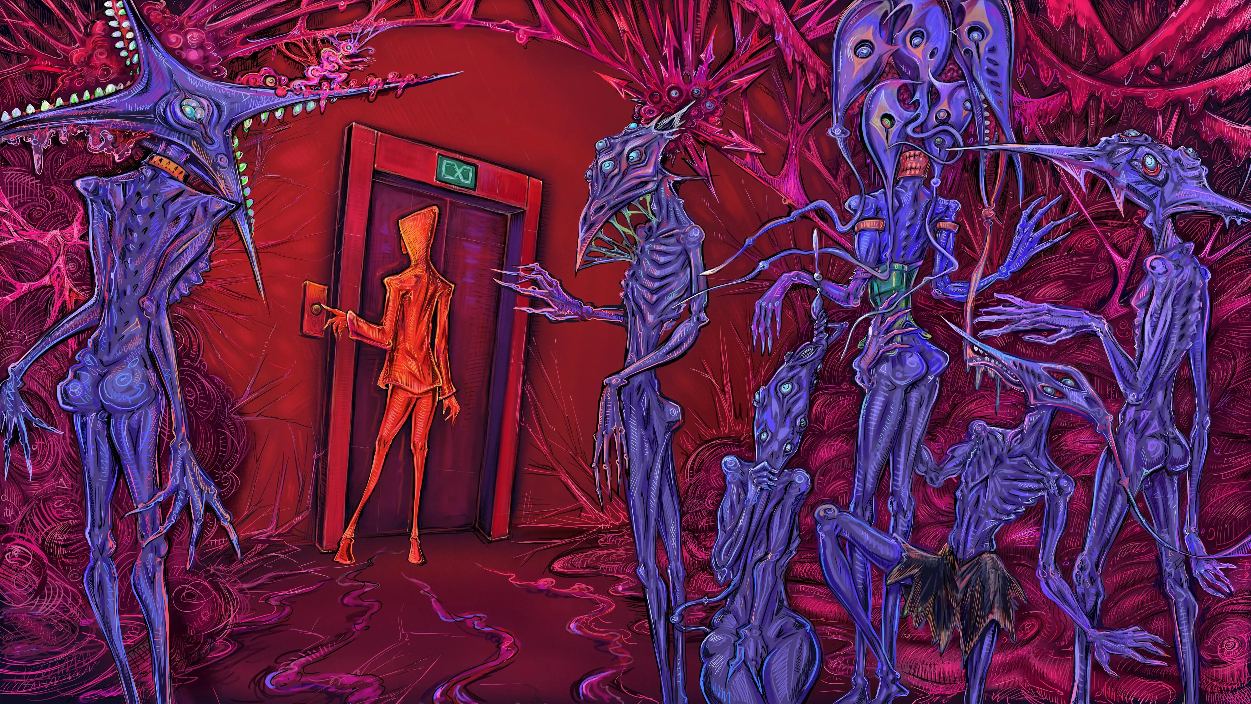 Hellevator by Unhappy-Hope posted by Unhappy-Hope