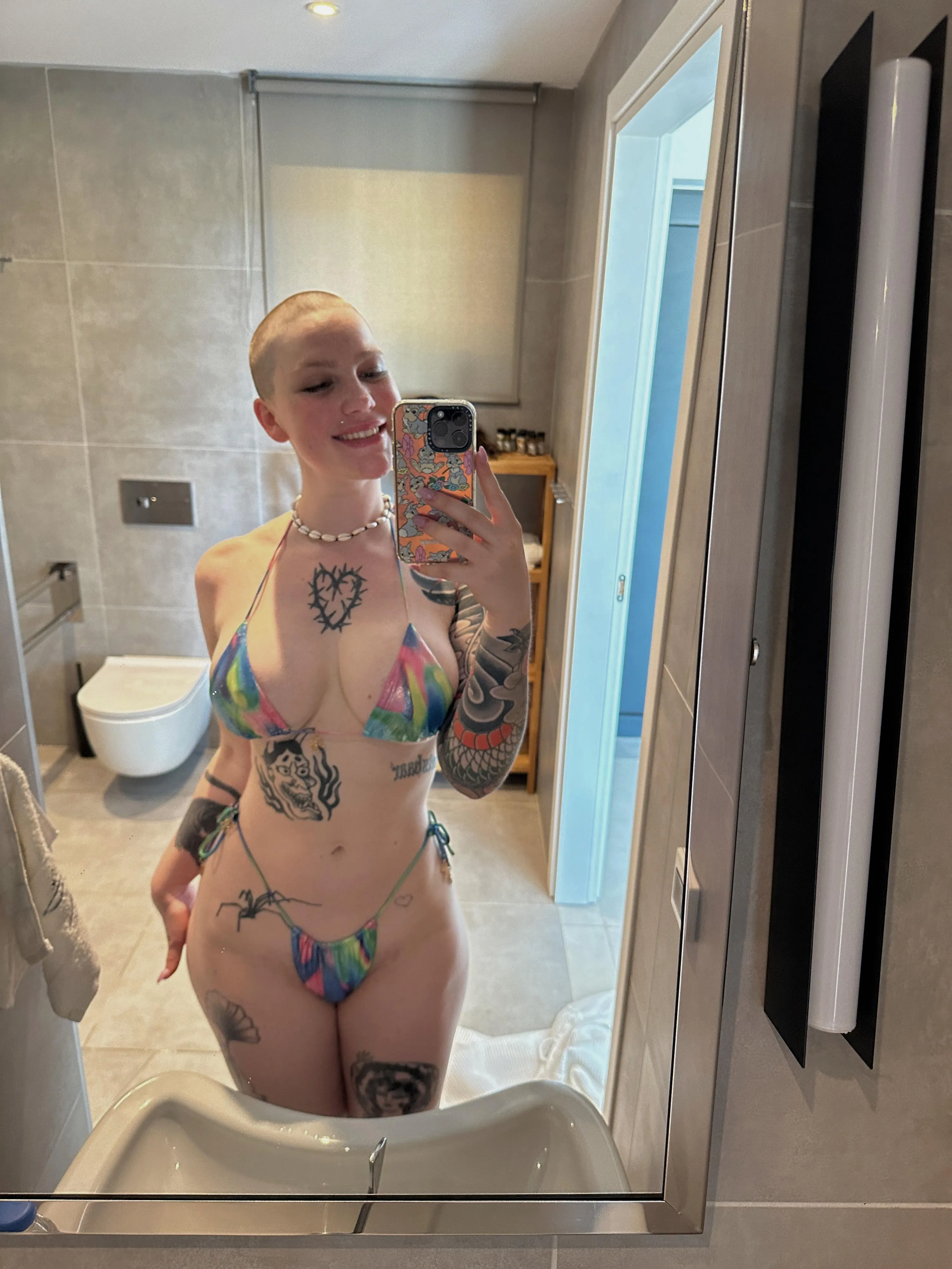 I feel so hot with my shaved head posted by Infamous-Albino