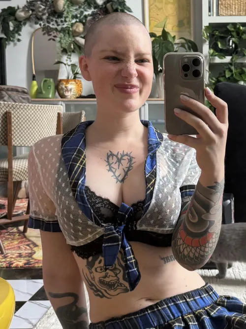 Rub my soft bald head by Infamous-Albino