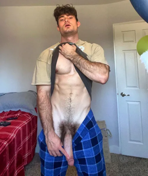 Woke up with a pump, a boner, and musky pubes. Which one do you want on your face? by codycbell