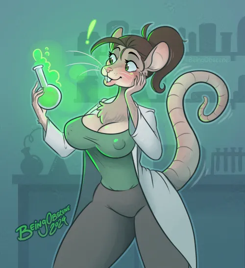 [Anthro] Lab Rat by BeingObscene by JudithNeff