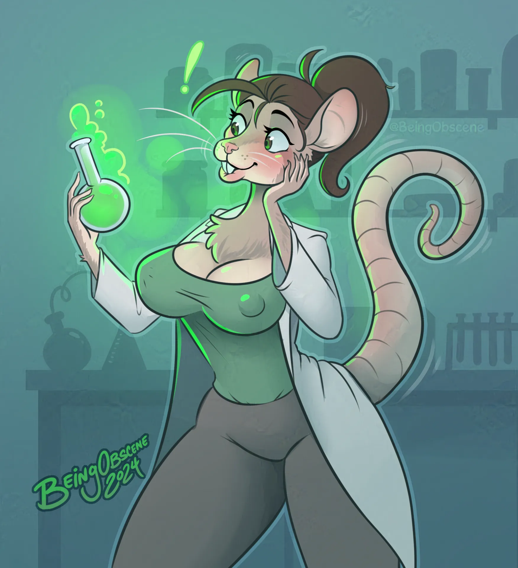 [Anthro] Lab Rat by BeingObscene posted by JudithNeff