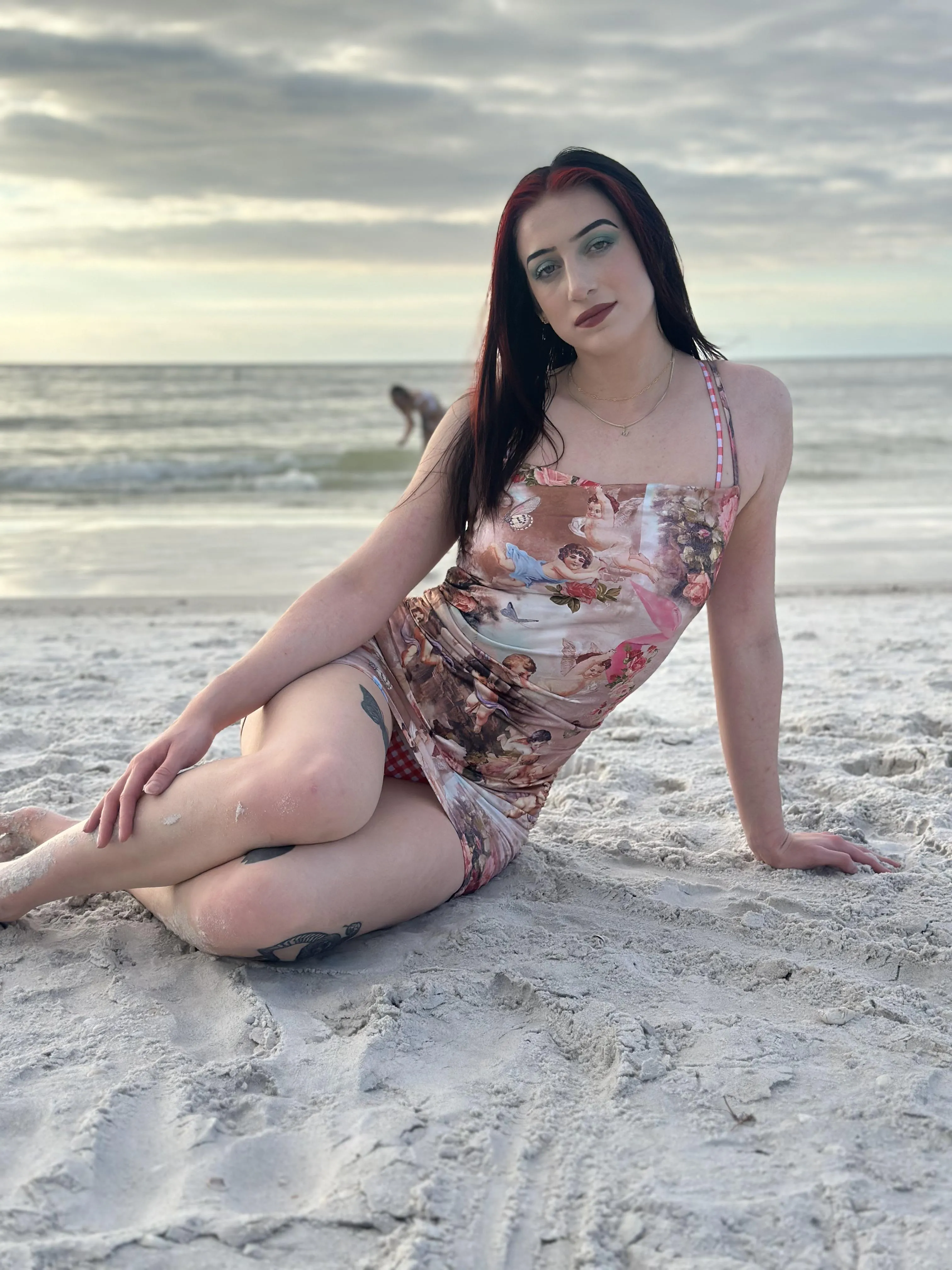 Little sun dress on the beach, hot right? posted by itsmaterialbaby